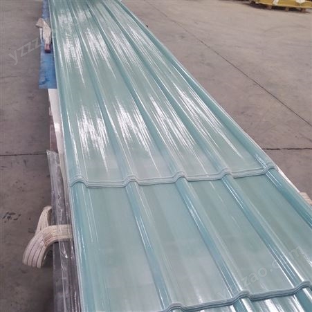 壹诺FRP玻璃钢采光板 温室大棚阻燃840型树脂纤维透明采光瓦