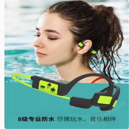 骨传导游泳蓝牙耳机防水跑步运动健身专用骨传感无线挂耳式X8