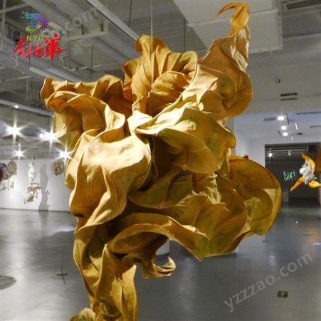 空间艺术装饰摆件 布艺雕塑纸造艺术 室内装饰 专业定制设计制作厂家