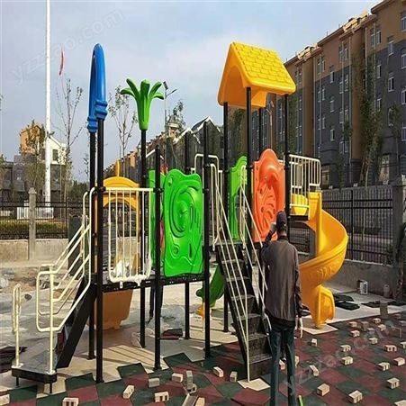 利华体育生产幼儿园树屋组合滑梯 户外儿童滑滑梯 大型玩具滑梯