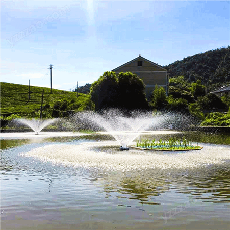 喇叭浪花喷泉曝气机 湖泊水体、高尔夫球场景观增氧机