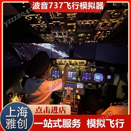 雅创 播音737飞机模拟器 沉浸式仿真舱训练舱 三维立体体验 上门安装