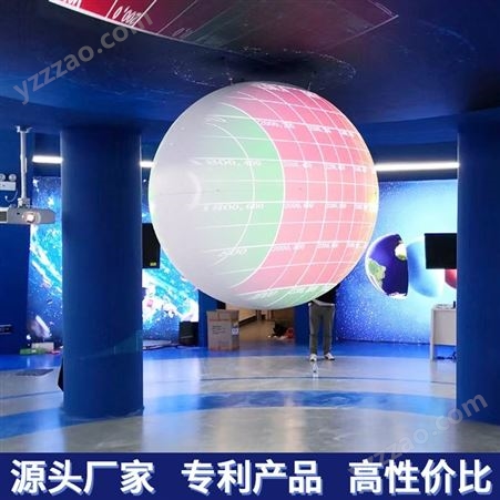 昆明某展馆直径1500mm球形投影展示系统 投影球幕 外投球幕投影仪