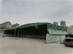 篮球场顶棚工地活动雨篷抗断坚韧遮阳耐折叠自贡