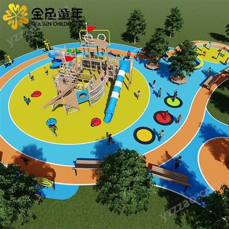 JSTN020幼儿园小区大型互动游乐设施 多功能拓展实践组合滑滑梯