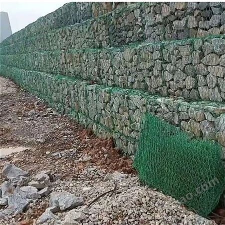 PVC包塑石笼网 河堤河岸防护石笼网 支持定制