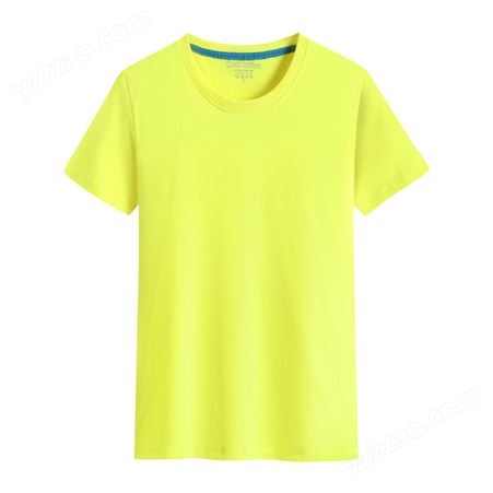 酷鲁棉短袖定制 广告衫印花加工 夏季纯色t恤服装