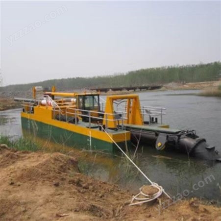 文涛环保制造小型挖泥船 绞吸式抽泥船 清淤船工作稳定