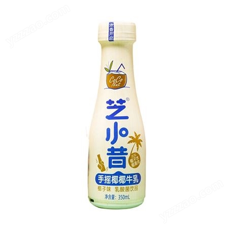 芝小昔手摇菠萝牛乳菠萝味乳酸菌饮品乳饮料350ml
