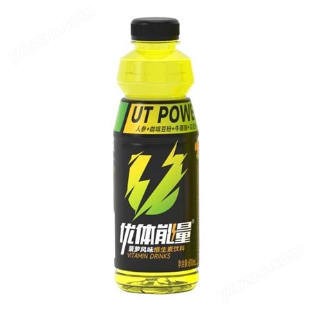 优体能量柠檬味电解质维生素饮料610ml功能饮料招商