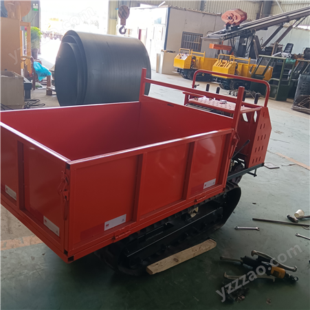 YY-LWE-L120 益宇 耐腐蚀 钢制 自卸式 履带运输车 运货拖拉机
