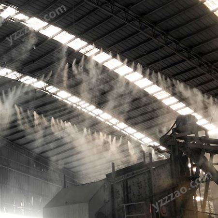 建瓴机械工地围挡喷淋雾化机 煤矿砂场除尘喷雾设备 可上门安装