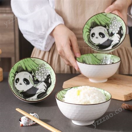 熊猫碗筷餐具成都瓷碗套装开业送礼回礼活动礼品定LOGO