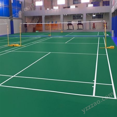 惠州市大亚湾羽毛球场地标准尺寸图施工 羽毛球场馆运动场地施工