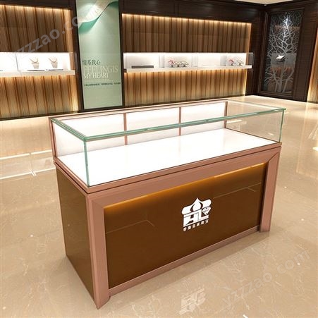玻璃展示柜 珠宝饰品首饰展柜 商用透明产品陈列柜定制