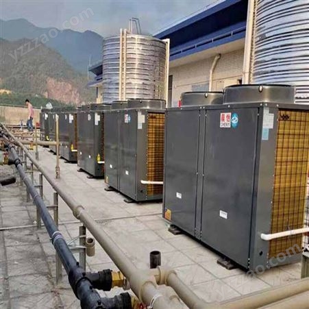 商用大型建筑空气能热水器安装 工地宿舍热水供暖设备