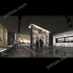 3D展厅设计 vr荣誉宣传文化墙 村史展馆活动室 会议室效果图制作