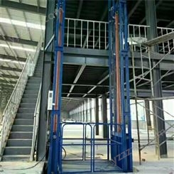车间导轨式升降机 加工定做2345吨液压货梯 龙华机械车间导轨式升降机