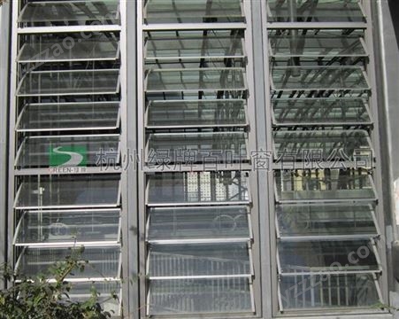 绿牌建筑玻璃  玻璃百叶窗 杭州绿牌幕墙型玻璃百叶窗定制批发