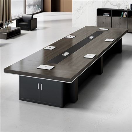 会议桌长桌 办公桌简约现代小型洽谈桌椅组合 简易长条大桌子工作台
