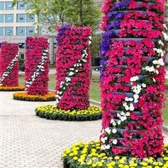 出售 绿植雕塑花柱 建造花柱景观 铁艺花柱 质量放心