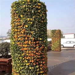 现货 绿植雕塑花柱 立体花柱 花柱生产厂家 支持定制