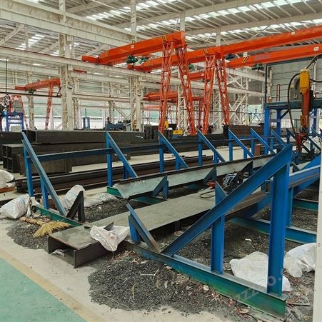 钢结构加工厂家箱型柱焊接H型钢梁生产厂家来图定制加工