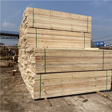 良美建材 4*6工程木方铁杉建筑工地方木LVL免熏蒸规格多种