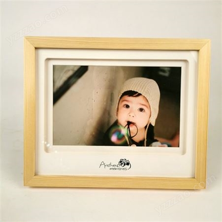 韩式简约现代风实木相框7寸8寸10寸相框摆台影楼儿童照全家福相架
