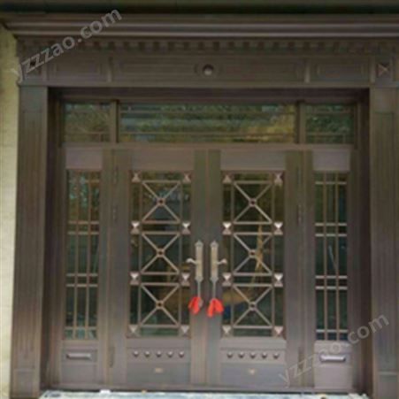 供应铝合金铜条镶嵌玻璃门， 镶嵌玻璃铜条，质量坚固，价钱优美