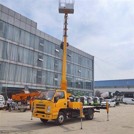21米明投 配置高能力强 21米高空作业车 建筑工地上料搬运