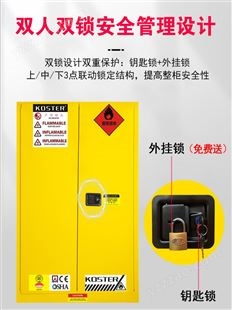 防爆柜工业化学品安全柜危化品防火防爆箱12/30加仑易燃品储存柜