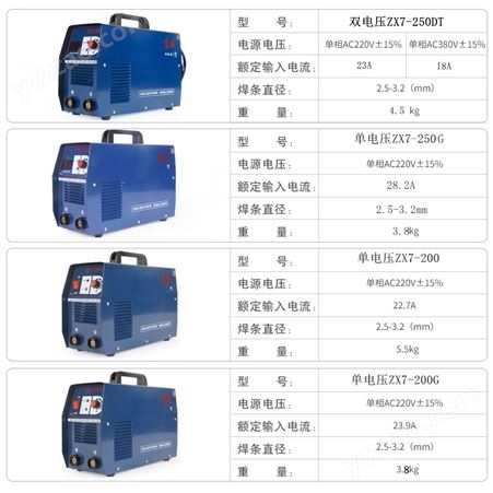 东成220V/380V双电压单三相两用全铜电焊机200/250/315/400弧焊机