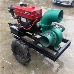 6寸柴油机水泵 便携移动式柴油自吸泵 4寸汽油动力抽水泵