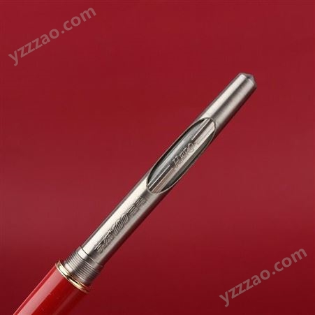 英雄钢笔100初心红14K金笔商务成人学生书写练字硬笔书法墨水笔