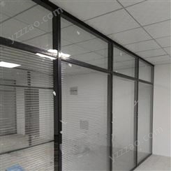定制防火玻璃隔断 精品办公室玻璃活动隔板 高屏风高隔间隔音