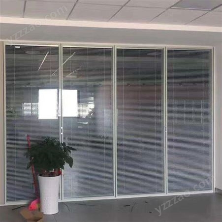 客厅餐厅双层玻璃隔断定制 办公室隔断屏风高隔间加工