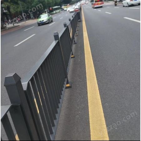城市道路景观创意黄金隔离围栏公路市政文化护栏马路防撞栏杆