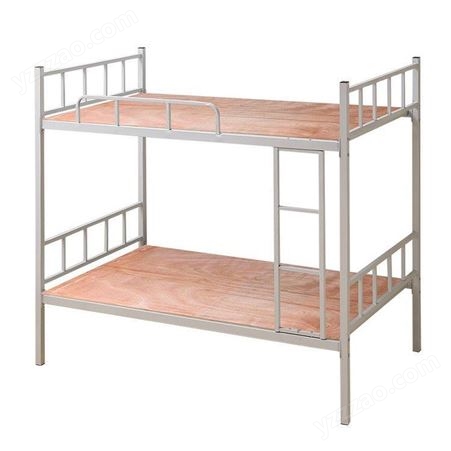 折叠上下铺铁架床 双人床员工公寓工地铁艺床现代简约架子床