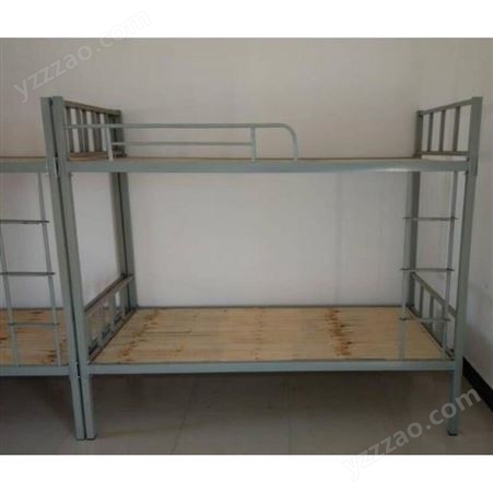 上下铺铁架床员工宿舍上下床双层床铁艺高低床学生钢架加厚成人床