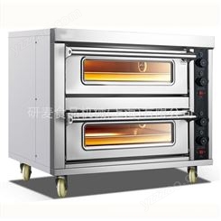 商用两层两盘分层烤箱 休闲小吃店用烤箱 低功率电烤箱