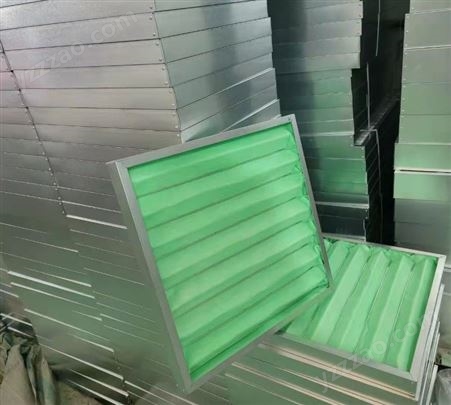 初效过滤棉G4铝框板式折叠空气过滤器 空调机组过滤网定制